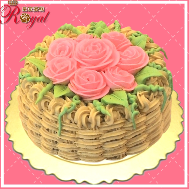 玫瑰藝術蛋糕-款式九