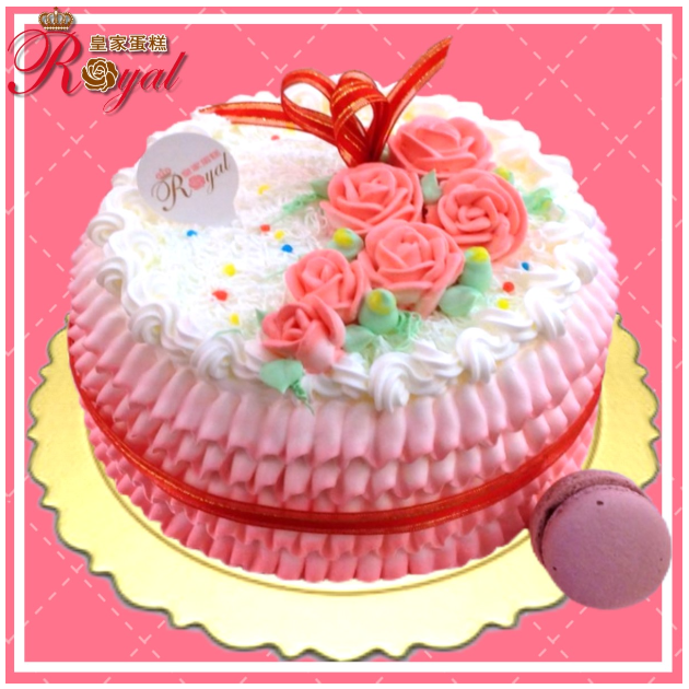 玫瑰藝術蛋糕-款式三