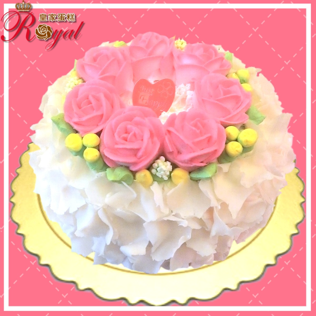 玫瑰藝術蛋糕-款式八